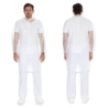 Blouse de visiteur Light avec boutons-pression | PP, couleur blanc, longueur 110 cm, circonférence 150 cm, taille XXXL