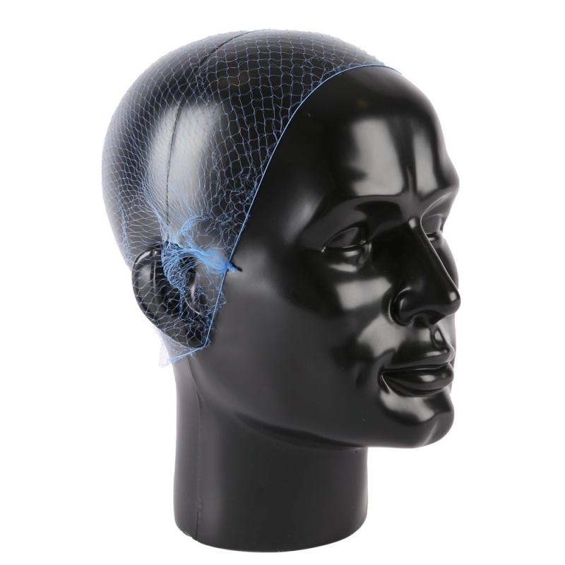 Filets à cheveux | Nylon, couleur bleu / taille 62 cm