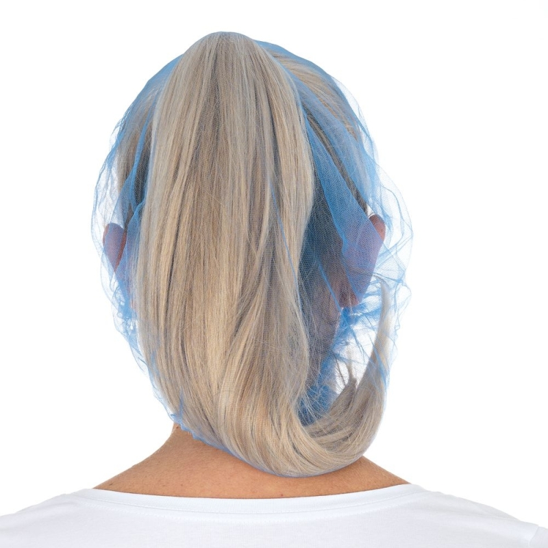 Baretthaube Micromesh Soft | Nylon, Farbe blau / Grösse 53 cm