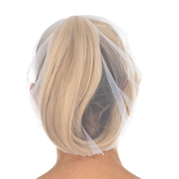 Charlotte de barrette Micromesh | Nylon, couleur blanc / taille 53 cm