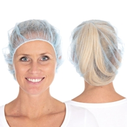 Baretthaube Bettina Light | PP, Farbe blau, Grösse 60 cm