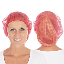 Baretthaube Bettina Light | PP, Farbe rot, Grösse 53 cm
