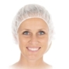 Charlotte Astro en non-tissé, blanc, 2 couches, taille universelle, avec masque oral