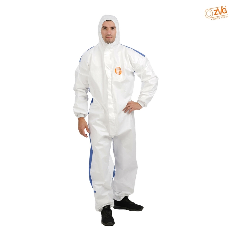 Overall tritex® aircool, Farbe weiss/blau, Gr. L