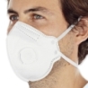 Atemschutzmasken FFP2 NR mit Ventil, vertikal faltbar | PP