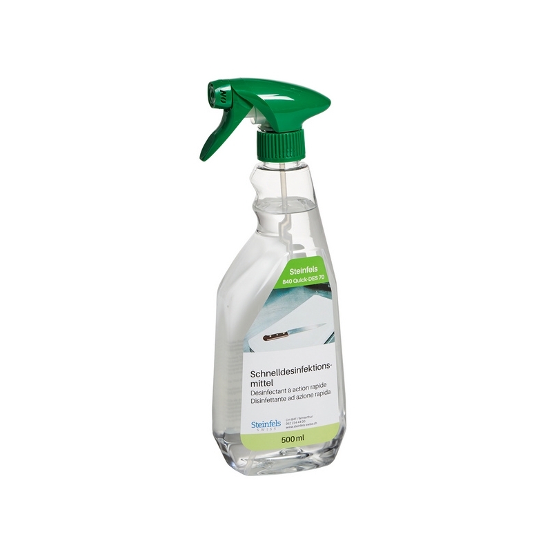Désinfectant pour surfaces 840 Quick-Des 70, 500 ml
