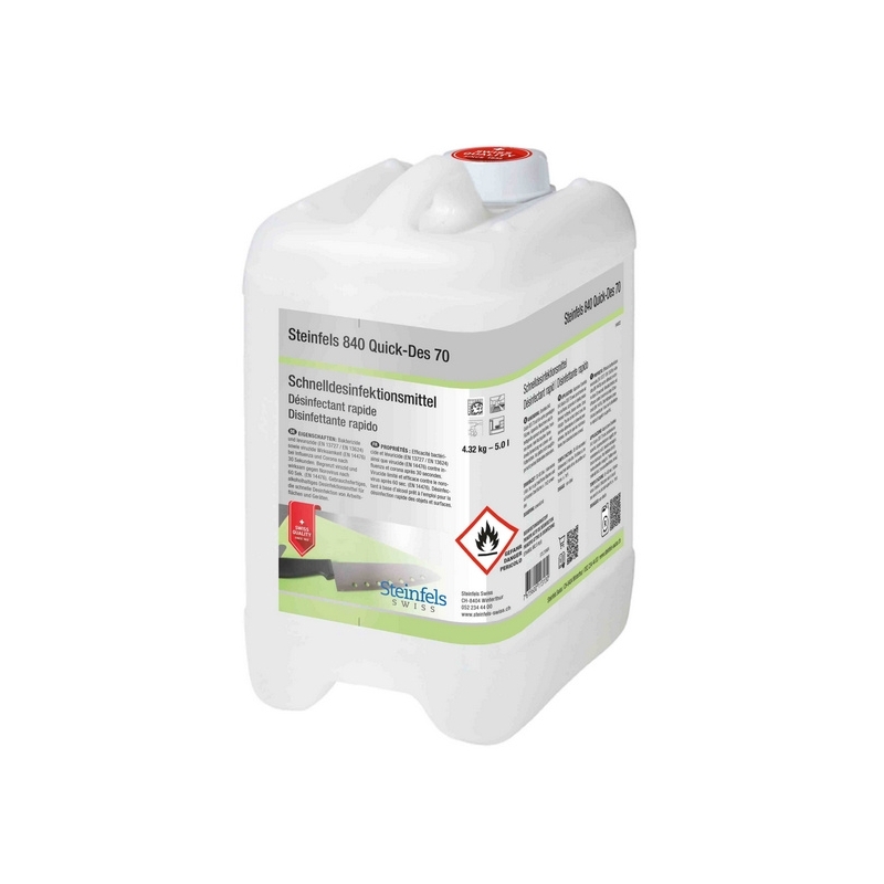Désinfectant pour surfaces 840 Quick-Des 70, 5 l