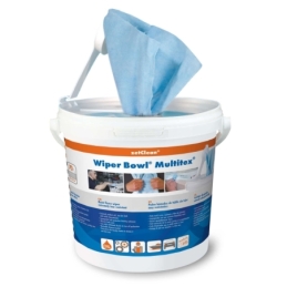 Wiper Bowl® Multitex®, 25 x 25 cm, 72 feuchte Tücher im Spendereimer