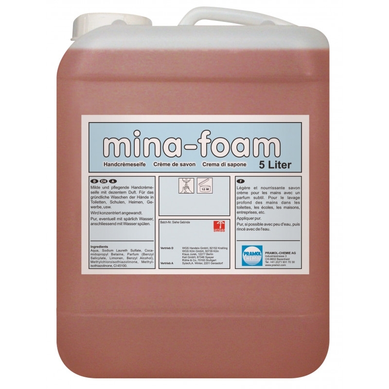 Schaumseife mina-foam Citro, 10 l