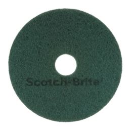 Super-Pad "Scotch-Brite" vert, diamètre 330 mm (13")
