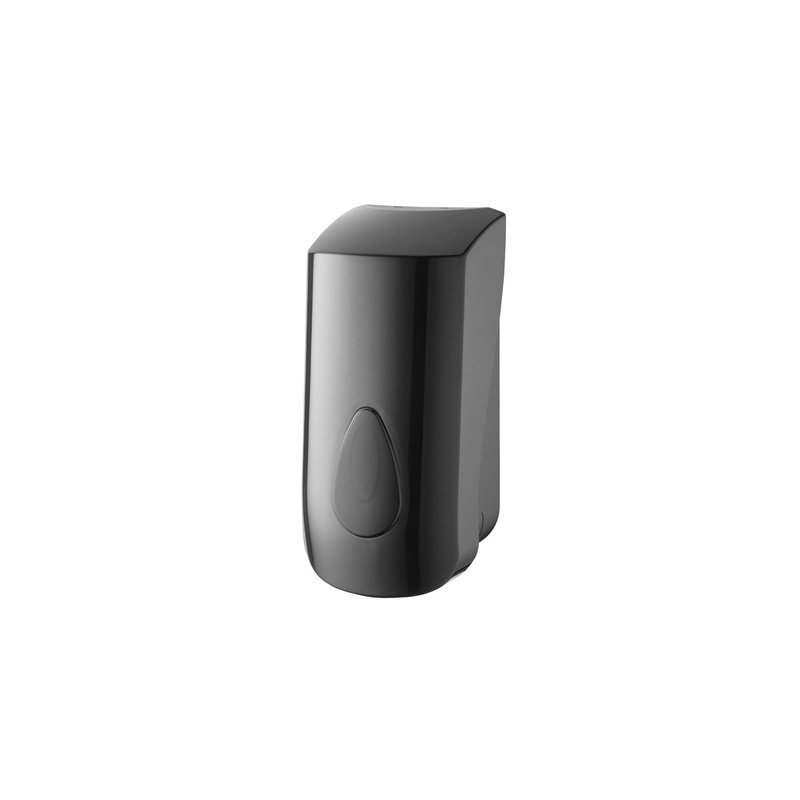 Distributeur de savon 900 ml, noir, rechargeable, pour savon liquide