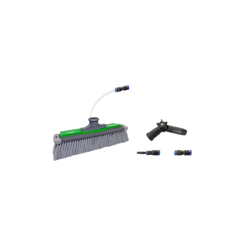 Brosse Power 41 cm "connect", poils gris