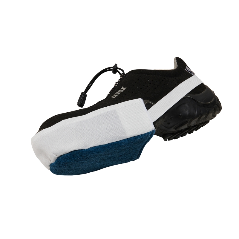 Coussinets pour chaussures blancs avec semelle bleue, taille universelle, 10 pièces.