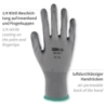 Gants en tricot fin Craft | Enduction nitrile,  taille L