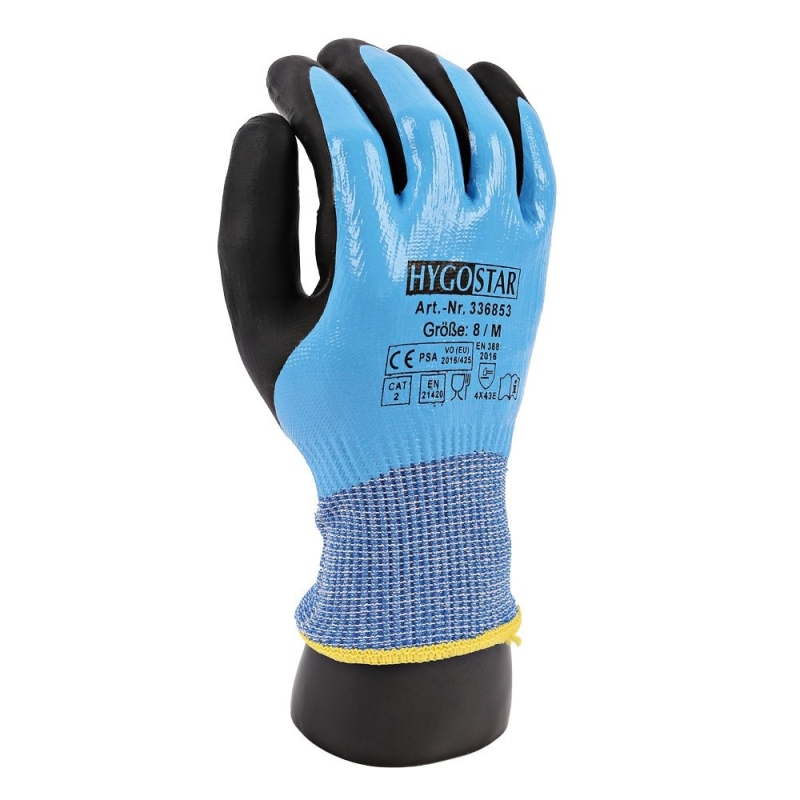Gants de protection anti-coupures Cut Allfood Nitril | Enduction nitrile, taille M