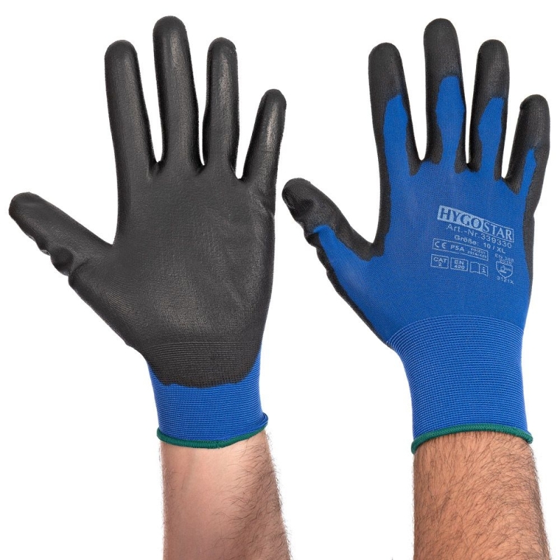 Gants en tricot fin Ultra Light | enduction PU, taille L