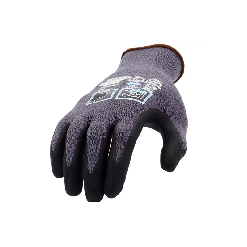 Gants en nitrile Pro ESD gris/noir, taille 9