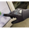 Gants en nitrile Pro ESD gris/noir, taille 10