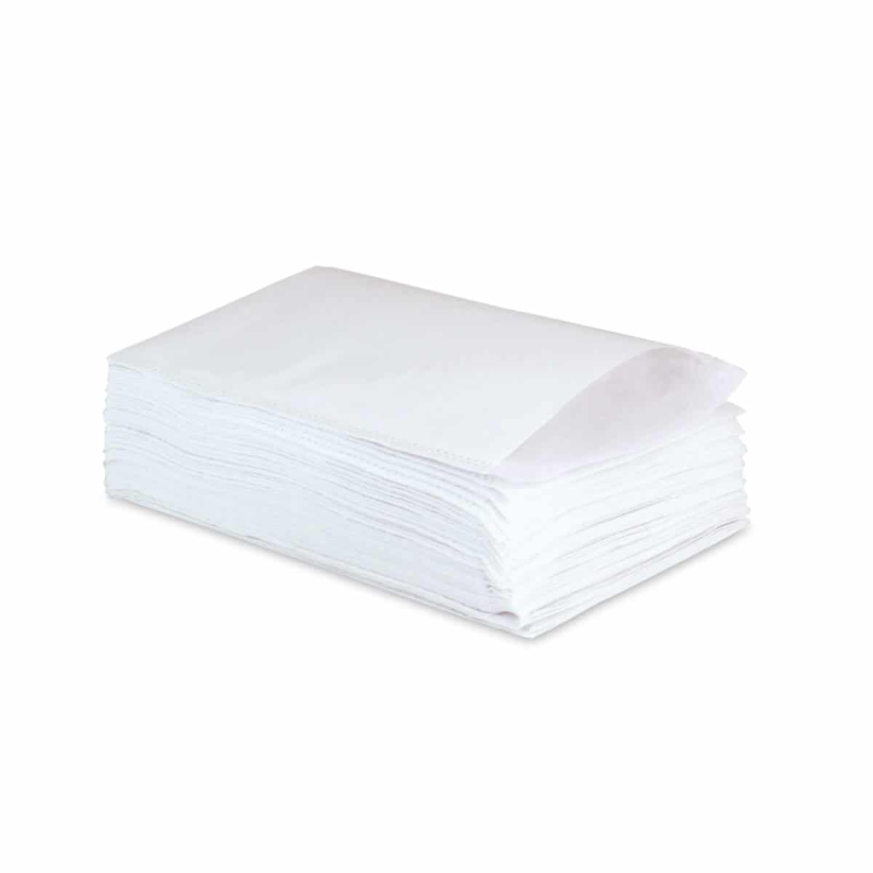 Gants de lavage Unisan DeLuxe, blanc, 1000 pcs., 15,5 x 23 cm
