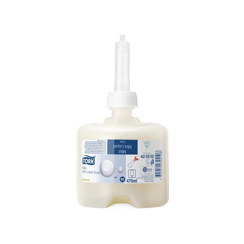 Savon liquide Tork Premium mini doux – Système S2