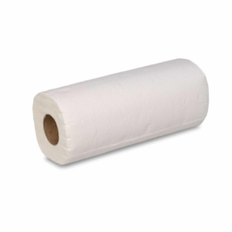 Rouleau ménager et rouleau essuie-tout, blanc brillant, 3 couches, env. 64 feuilles détachables de 260 x 240 mm