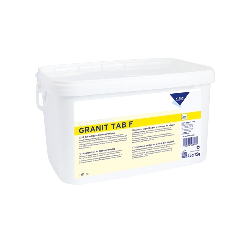 Nettoyant pour friteuses Kleen Purgatis GRANIT TAB F, 45 pastilles