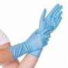 Gant en nitrile Safe Long, bleu, non poudré, taille 7/S, 100 pcs