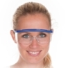 Lunettes de protection Fit Plus, bleu, plastique