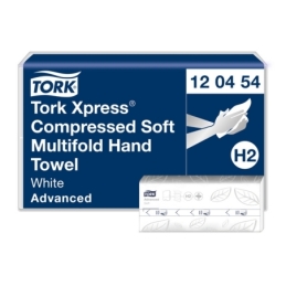 Serviette compressée Tork Advanced – Système H2