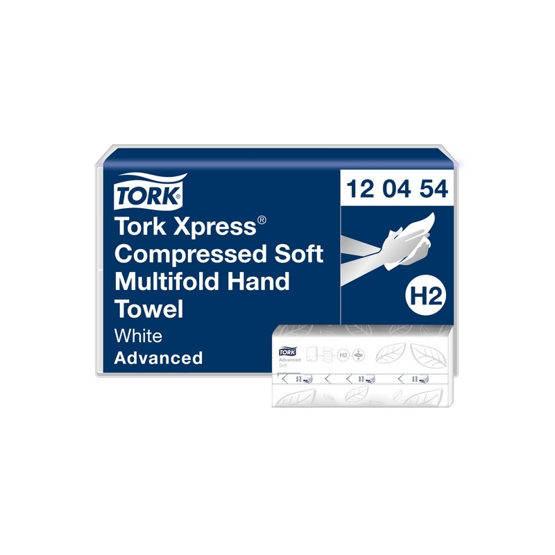 Serviette compressée Tork Advanced – Système H2