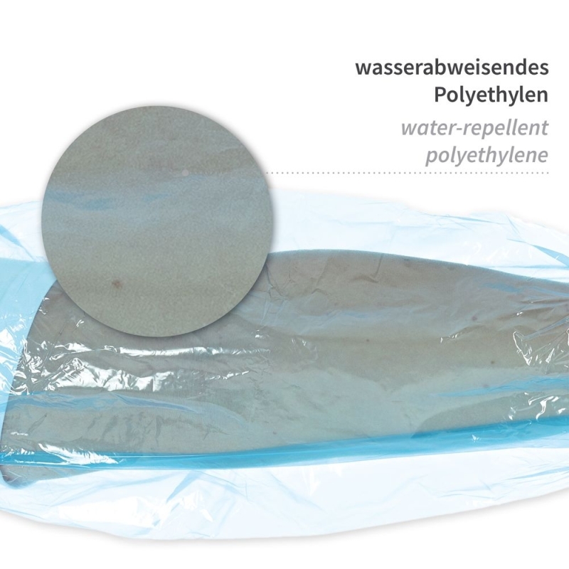 Ärmelschoner Light | PE, Farbe blau, Länge 40 cm
