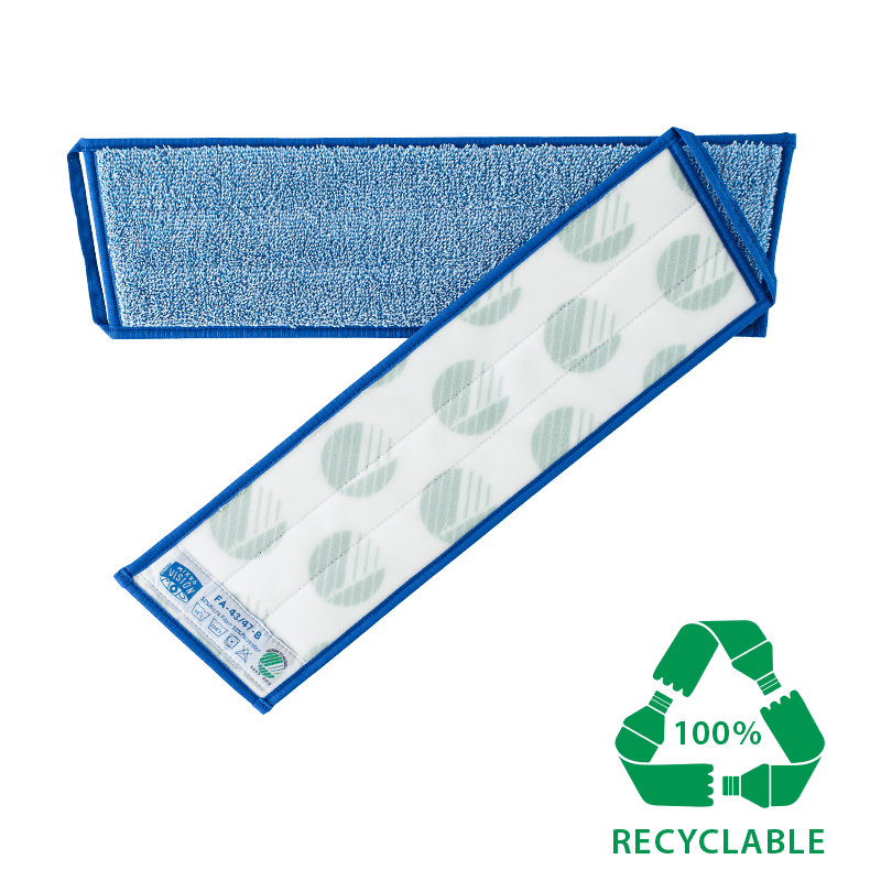 Mop ReTex MikroVision, bleu, 40 cm