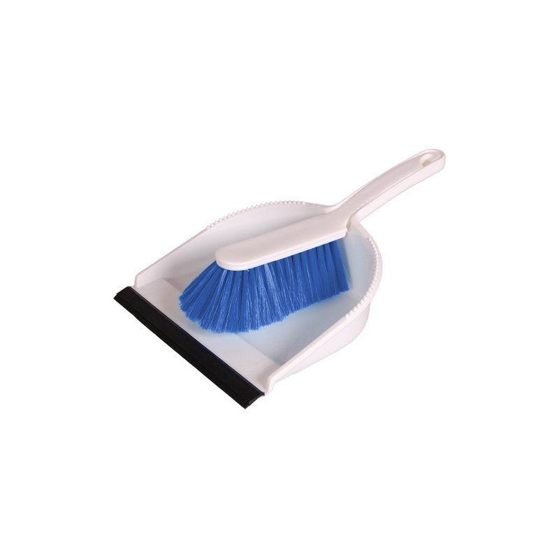 Kehrgarnitur Hygiene, weiss / blau