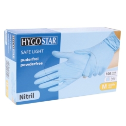 Nitrilhandschuh, blau, puderfrei, Gr. XL/10, 100 Stk.