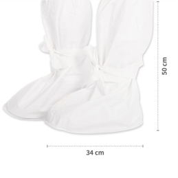 Überstiefel | Microporous, Farbe weiss, Länge 34 cm, Höhe 50 cm