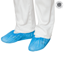 Couvre-chaussures en CPE, bleu, taille XL, env. 15 x 41 cm, 100 pcs