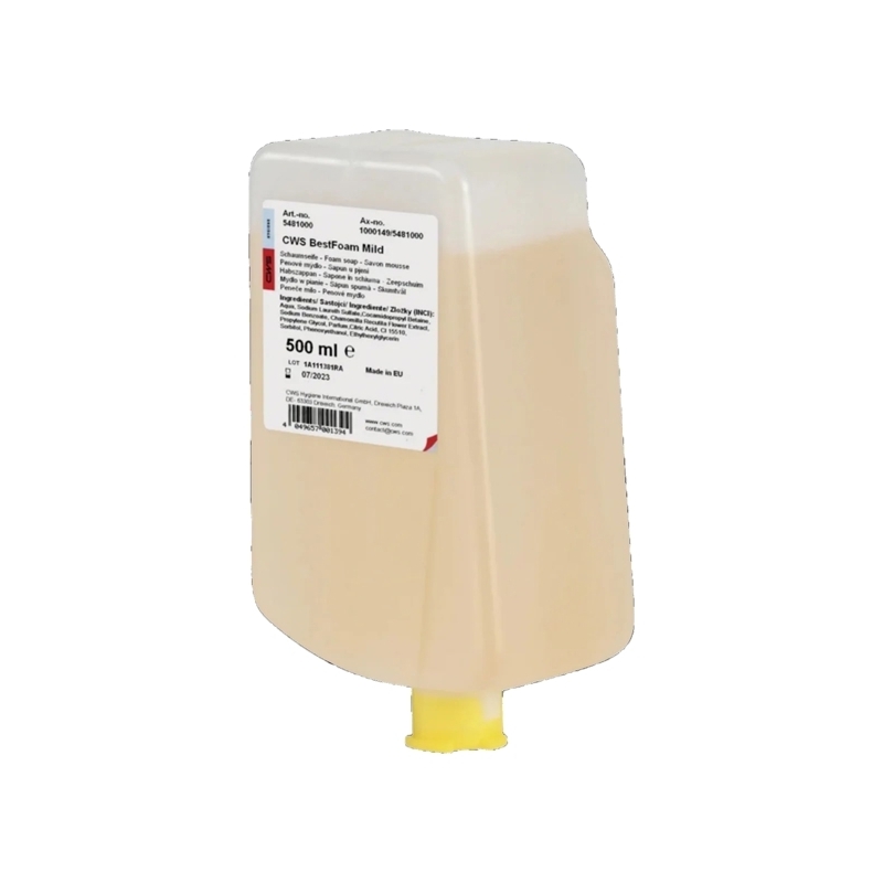 Savon mousse CWS, Best Foam Mild, parfum floral, 500 ml