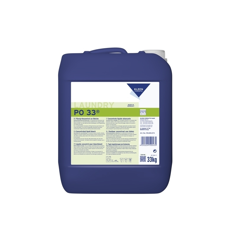 Kleen Purgatis PO33 Bleichmittel auf Sauerstoffbasis, 33 kg