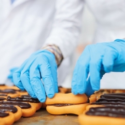 Nitrilhandschuh, blau, puderfrei, Gr. L/9, 100 Stk.