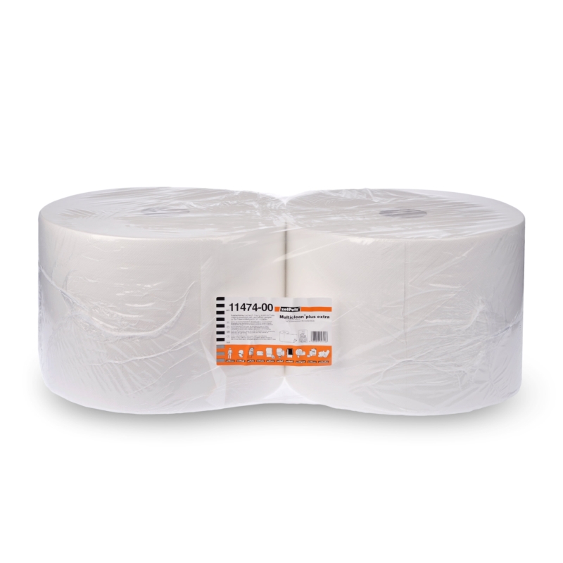 Multiclean® Putztuchrolle, hochweiss, 3-lagig, ca. 1000 Abrisse à 380 x 265 mm