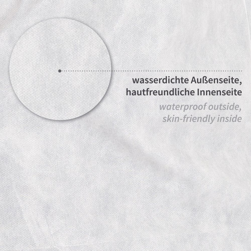 Einwegschürzen | PP, CPE-Beschichtung / 115 x 70 cm, weiss