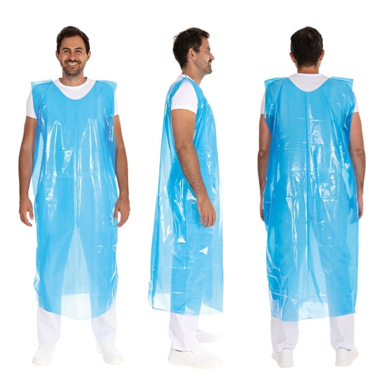 Tabliers circulaires env. 30 my | LDPE / 140 x 80 cm, bleu