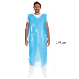 Tabliers circulaires env. 30 my | LDPE / 140 x 80 cm, bleu