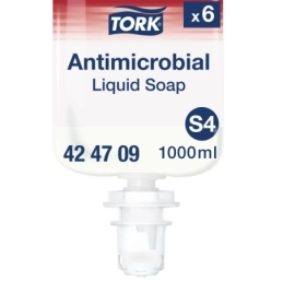 Savon liquide Tork Premium pour la décontamination des mains - Système S4