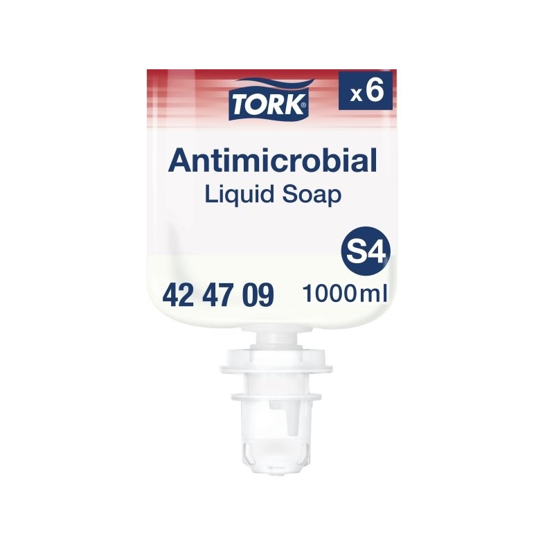 Savon liquide Tork Premium pour la décontamination des mains - Système S4