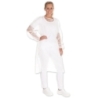 Blouse avec élastique aux bras | PP, couleur blanc, longueur 140 cm, circonférence 150 cm, taille XXL
