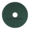 Super-Pad "Scotch-Brite" vert, diamètre 330 mm (13")