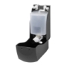 Distributeur de savon 900 ml, noir, rechargeable, pour savon liquide