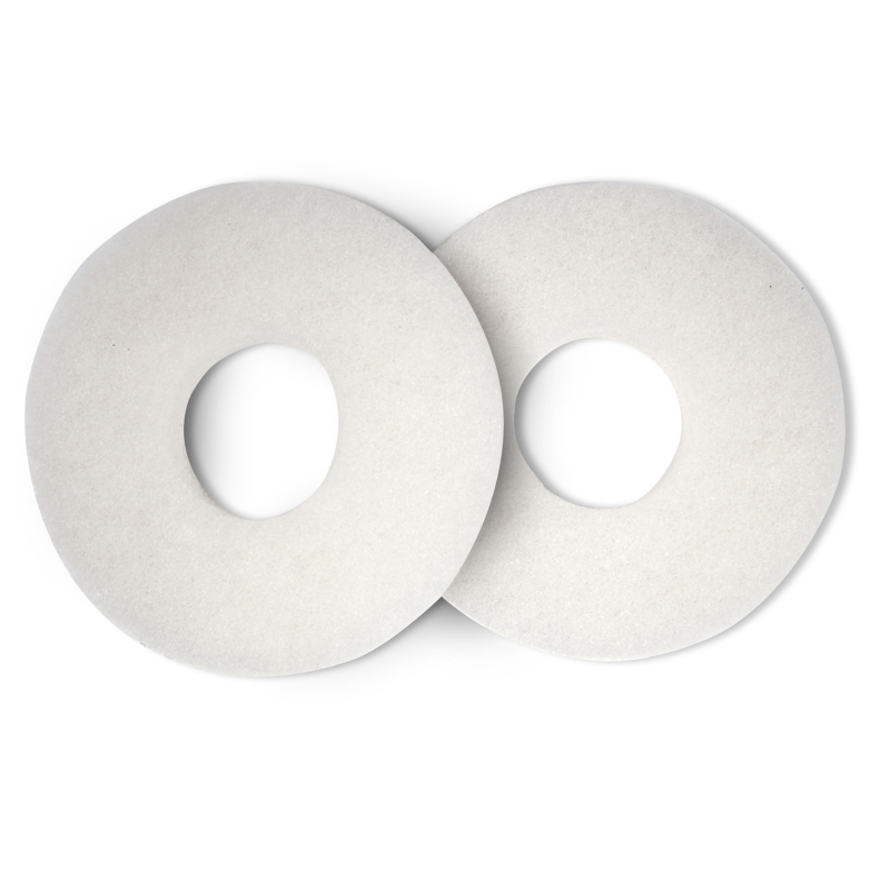 Pad blanc pour NCC440, 225 mm, paquet de 10 pièces