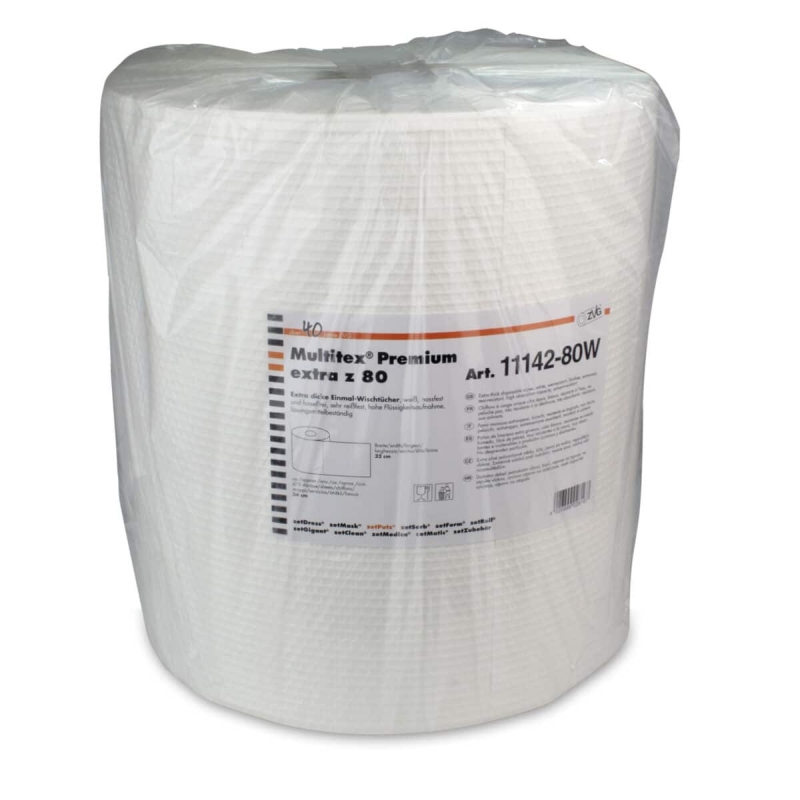 Multitex® Premium Extra Z80, rouleaux, blanc, env. 475 coupons de 340 x 320 mm